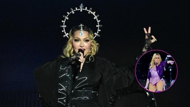 Madonna perdió el vestuario de Confessions en Coachella 2026 | Foto AFP